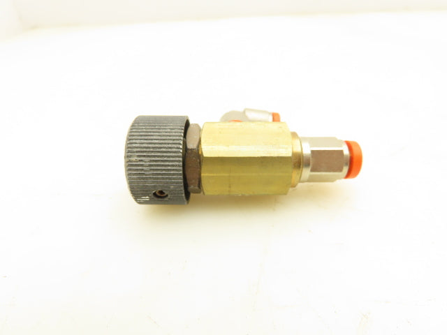 Adjustable Elbow Air Flow Control Needle Valve 2-2.5 Turn 1/8" Lot of 5