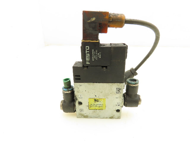 Festo CPE18-M1H-3GL-1/4 Solenoid Valve 24VDC Internal Pilot Air 3/2 Way 1/4"NPT