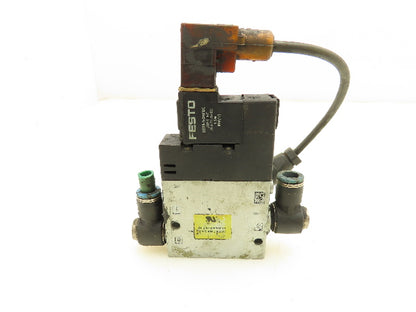 Festo CPE18-M1H-3GL-1/4 Solenoid Valve 24VDC Internal Pilot Air 3/2 Way 1/4"NPT