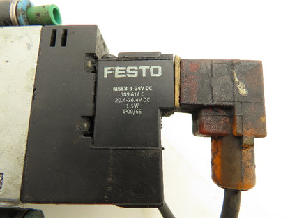 Festo CPE18-M1H-3GL-1/4 Solenoid Valve 24VDC Internal Pilot Air 3/2 Way 1/4"NPT