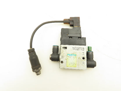 Festo CPE18-M1H-3GL-1/4 Solenoid Valve 24VDC Internal Pilot Air 3/2 Way 1/4"NPT