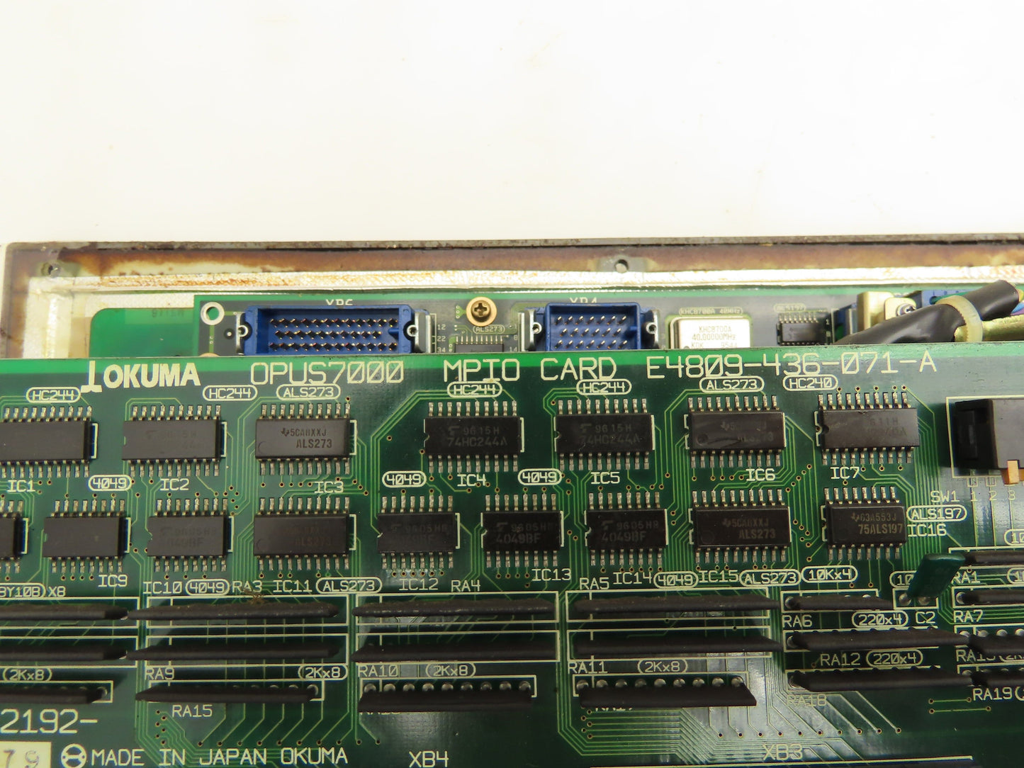 Okuma 7000L-S CE OSP Machine Operator Control Panel w/Pulse Handwheel CNC Lathe