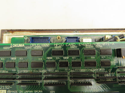 Okuma 7000L-S CE OSP Machine Operator Control Panel w/Pulse Handwheel CNC Lathe