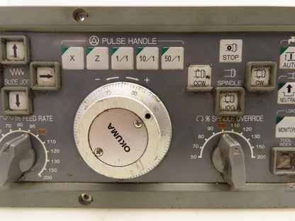 Okuma 7000L-S CE OSP Machine Operator Control Panel w/Pulse Handwheel CNC Lathe