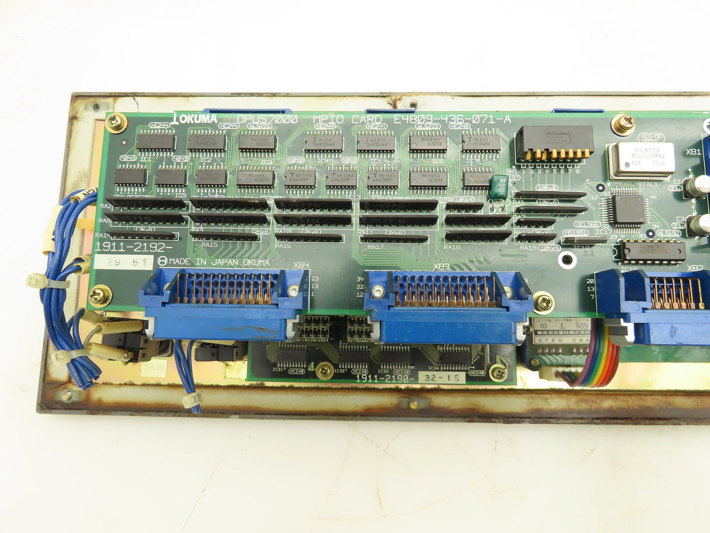 Okuma 7000L-S CE OSP Machine Operator Control Panel w/Pulse Handwheel CNC Lathe