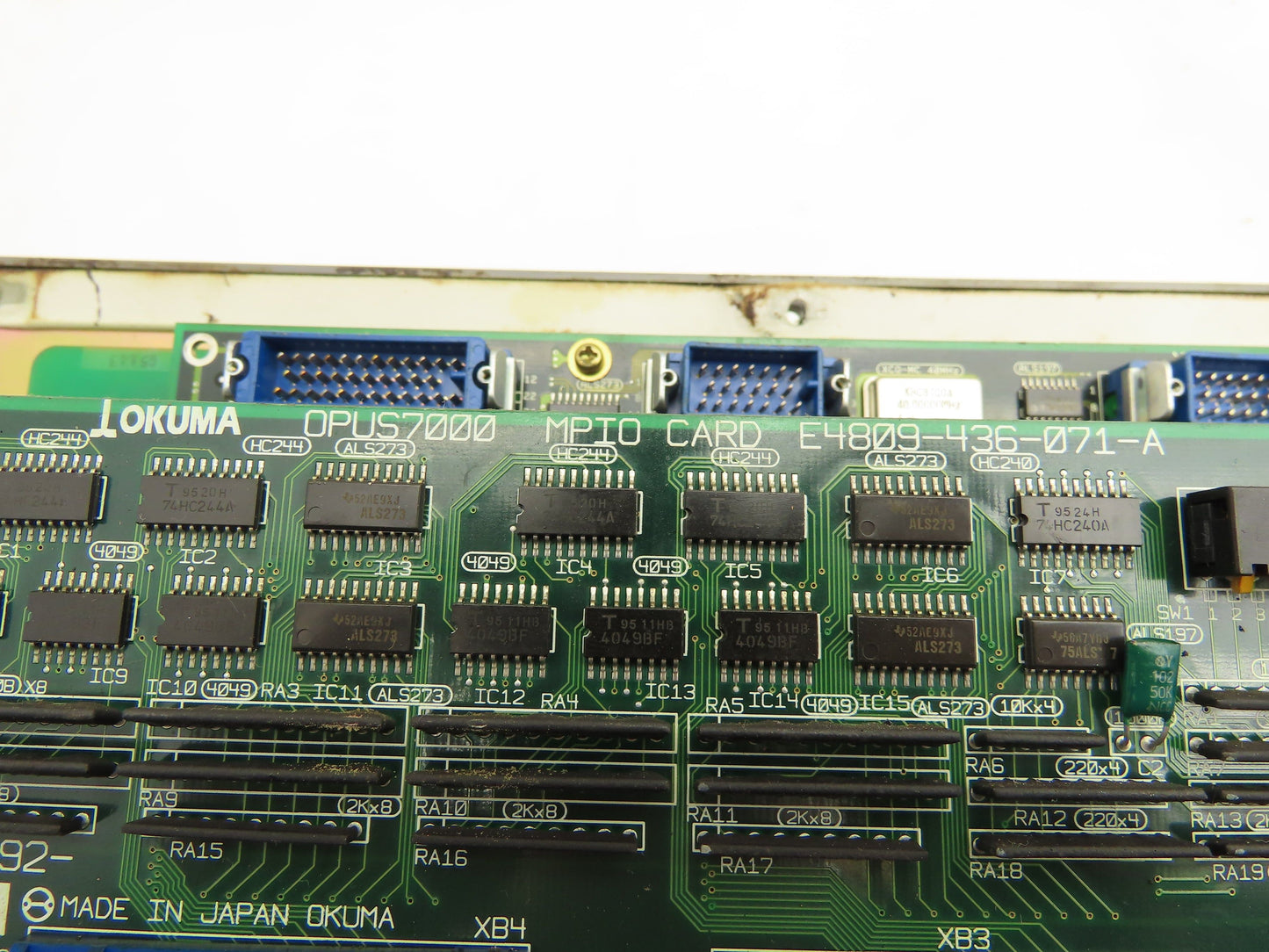 Okuma 7000L-S CE OSP Machine Operator Control Panel w/Pulse Handwheel CNC Lathe