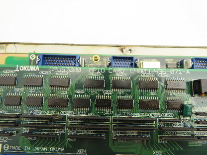 Okuma 7000L-S CE OSP Machine Operator Control Panel w/Pulse Handwheel CNC Lathe