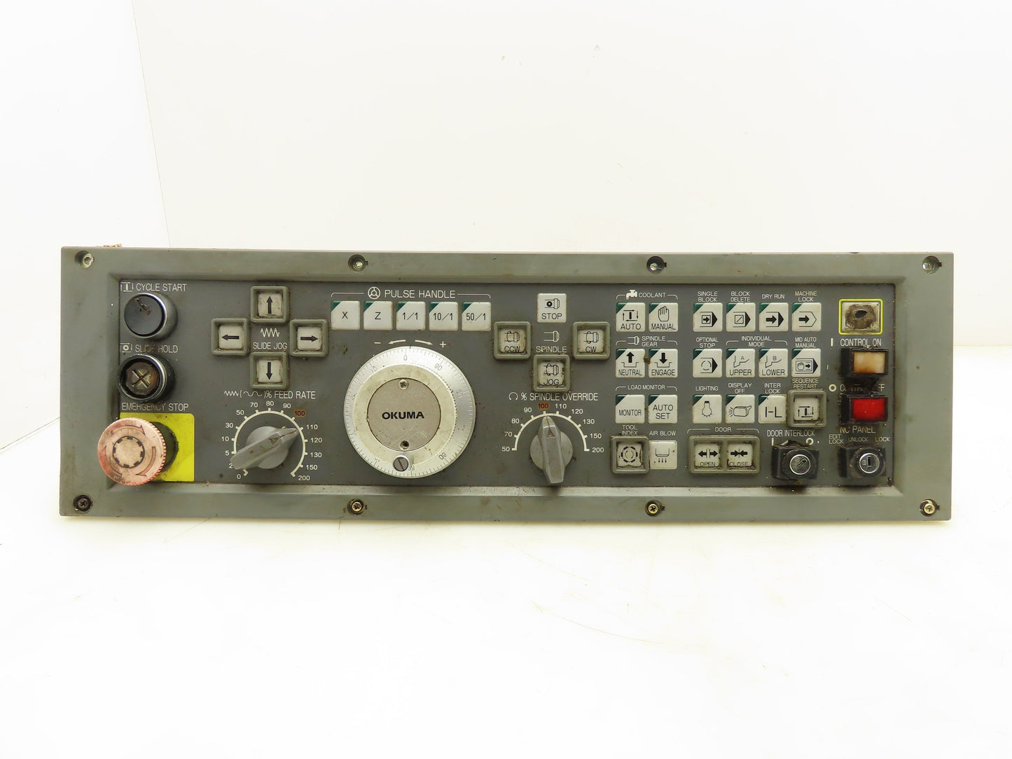 Okuma 7000L-S CE OSP Machine Operator Control Panel w/Pulse Handwheel CNC Lathe