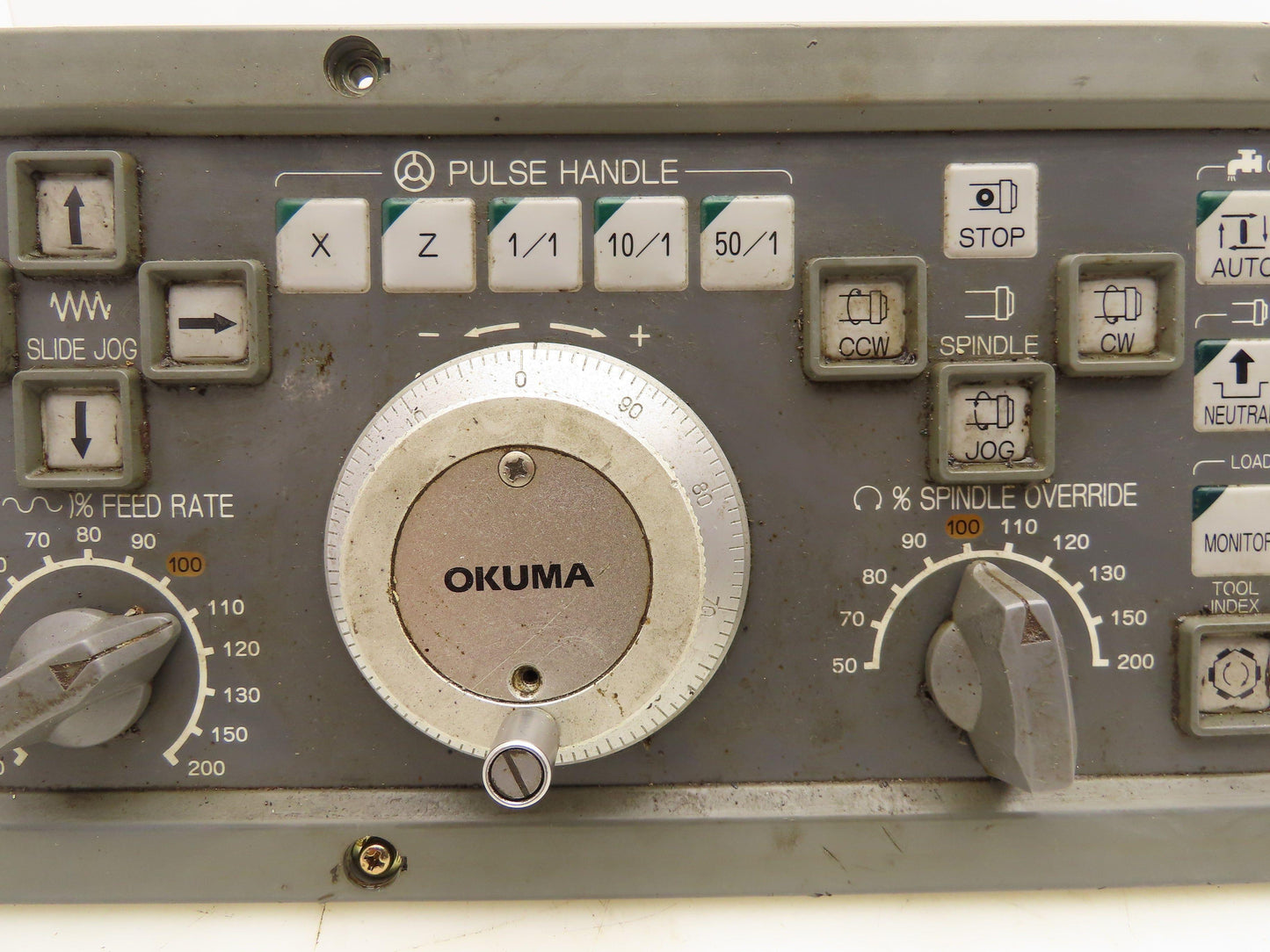 Okuma 7000L-S CE OSP Machine Operator Control Panel w/Pulse Handwheel CNC Lathe