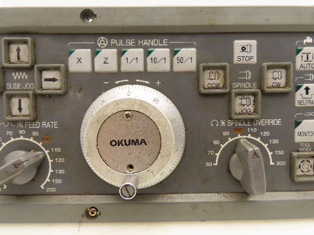 Okuma 7000L-S CE OSP Machine Operator Control Panel w/Pulse Handwheel CNC Lathe