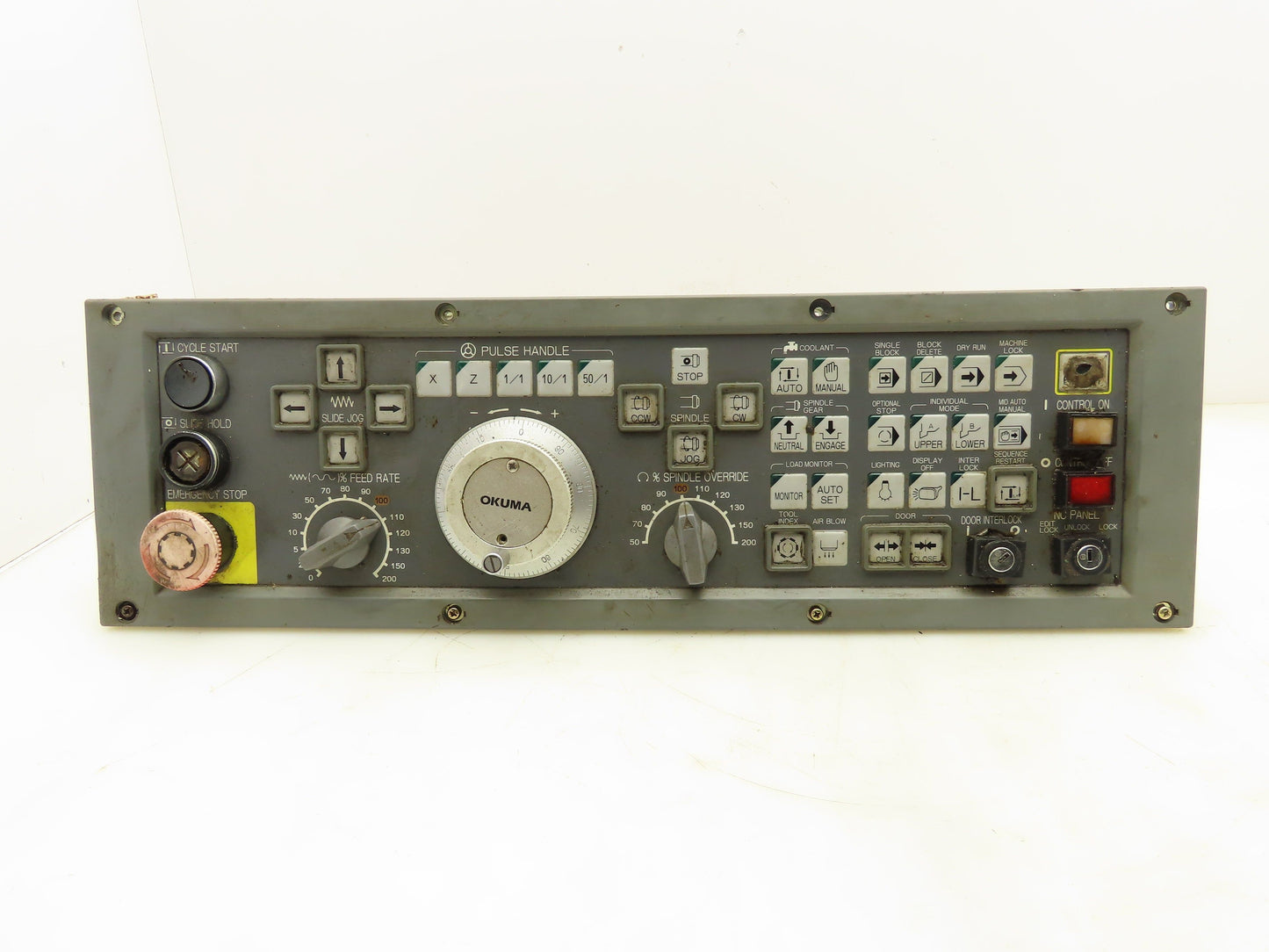 Okuma 7000L-S CE OSP Machine Operator Control Panel w/Pulse Handwheel CNC Lathe