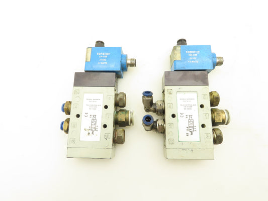 Numatics 92178-DC Solenoid Valve 24VDC 4.0W 14.5-120 PSIG 1-8.3 Lot Of 2