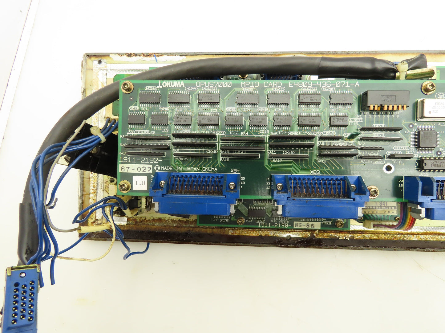 Okuma 7000L-S CE OSP Machine Operator Control Panel w/Pulse Handwheel CNC Lathe