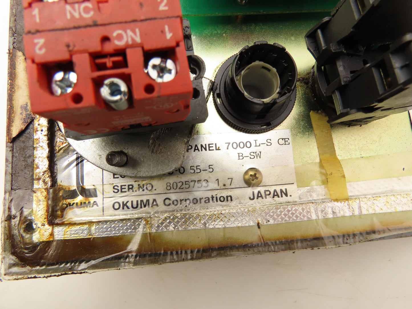 Okuma 7000L-S CE OSP Machine Operator Control Panel w/Pulse Handwheel CNC Lathe