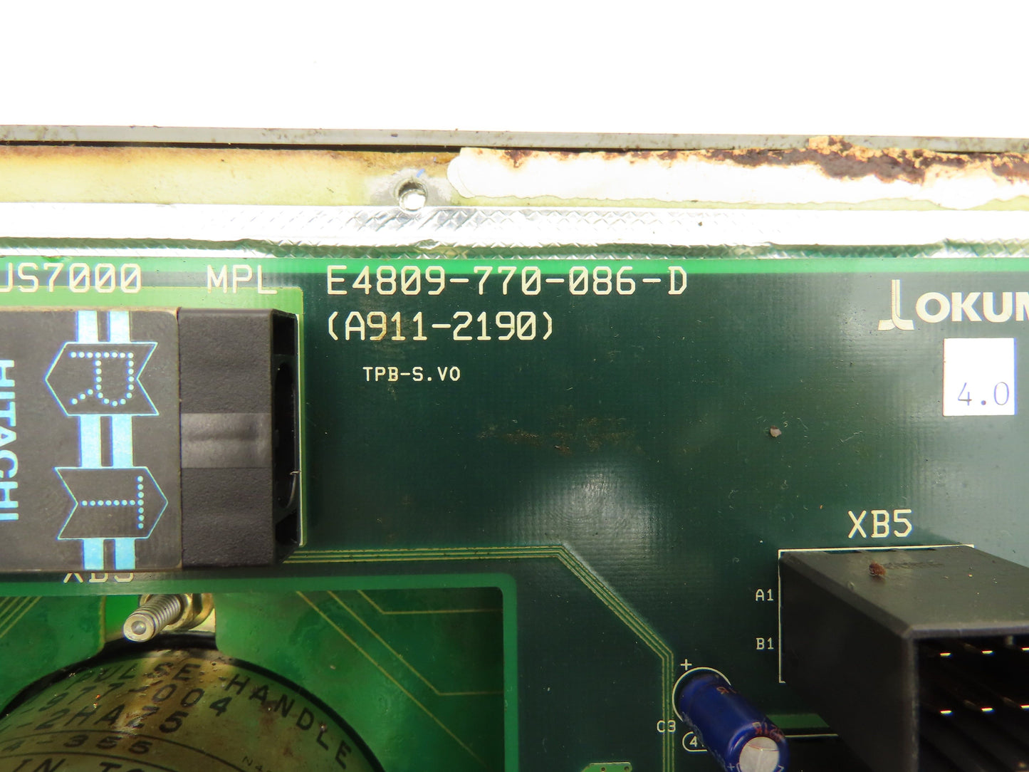 Okuma 7000L-S CE OSP Machine Operator Control Panel w/Pulse Handwheel CNC Lathe