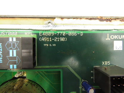 Okuma 7000L-S CE OSP Machine Operator Control Panel w/Pulse Handwheel CNC Lathe