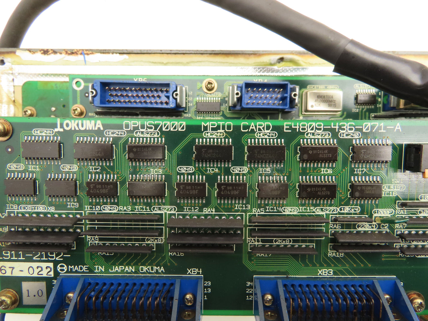 Okuma 7000L-S CE OSP Machine Operator Control Panel w/Pulse Handwheel CNC Lathe