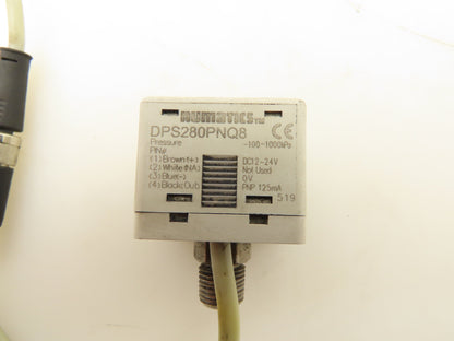 Numatics DPS280PNQ8 Digital Pressure Switch 12-24VDC 8MM 1/8" NPT