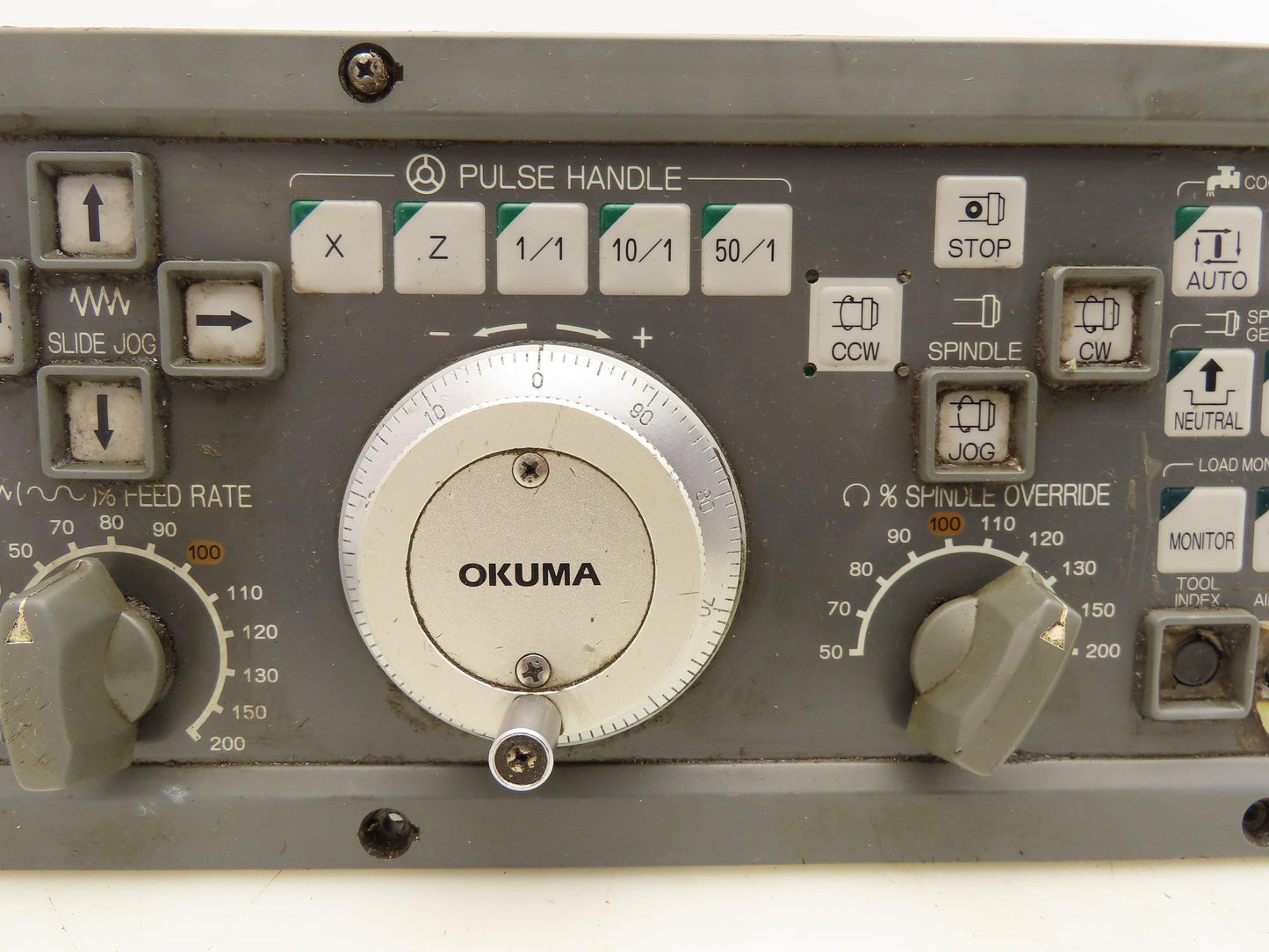 Okuma 7000L-S CE OSP Machine Operator Control Panel w/Pulse Handwheel CNC Lathe
