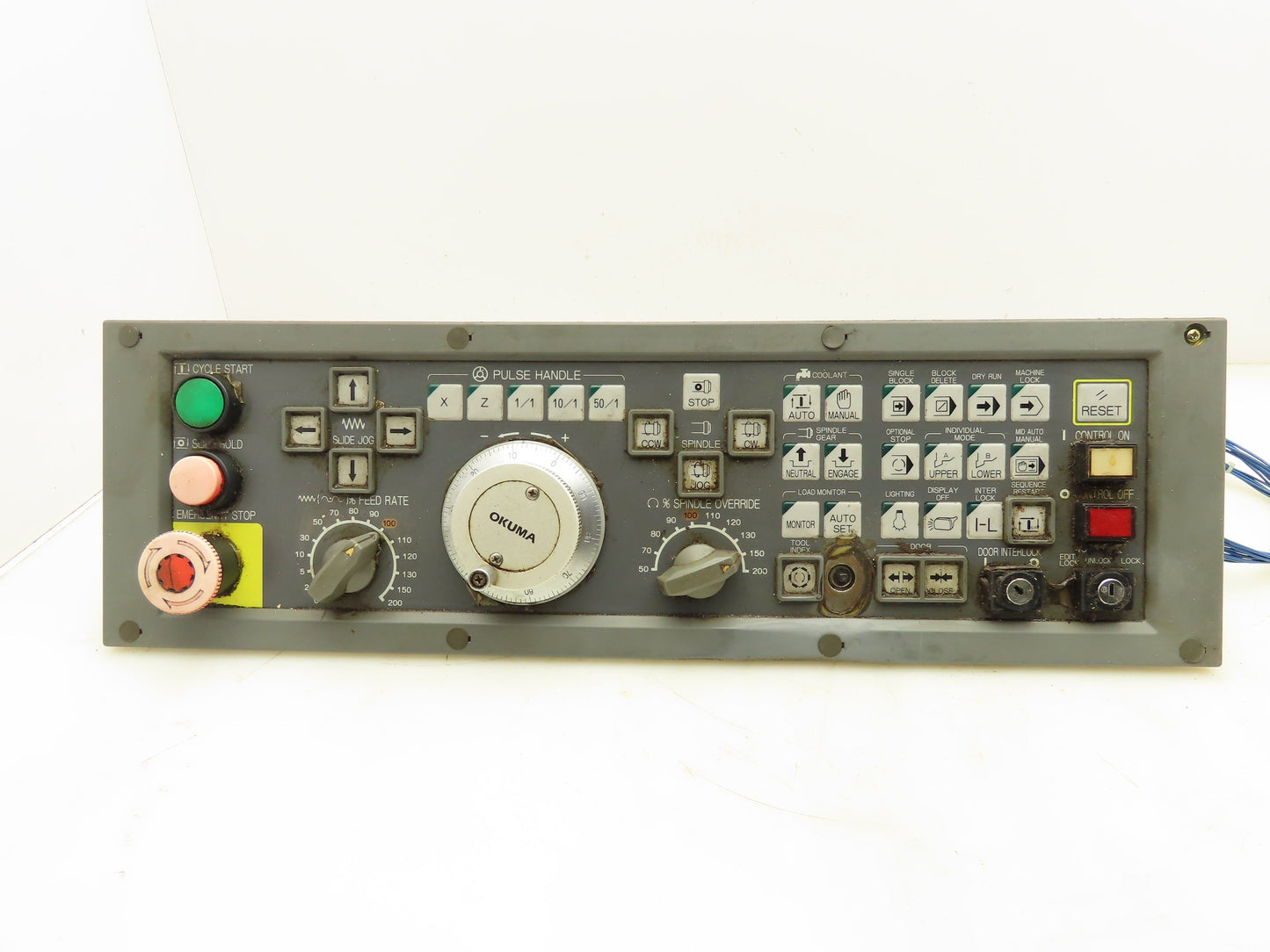 Okuma 7000L-S CE OSP Machine Operator Control Panel w/Pulse Handwheel CNC Lathe