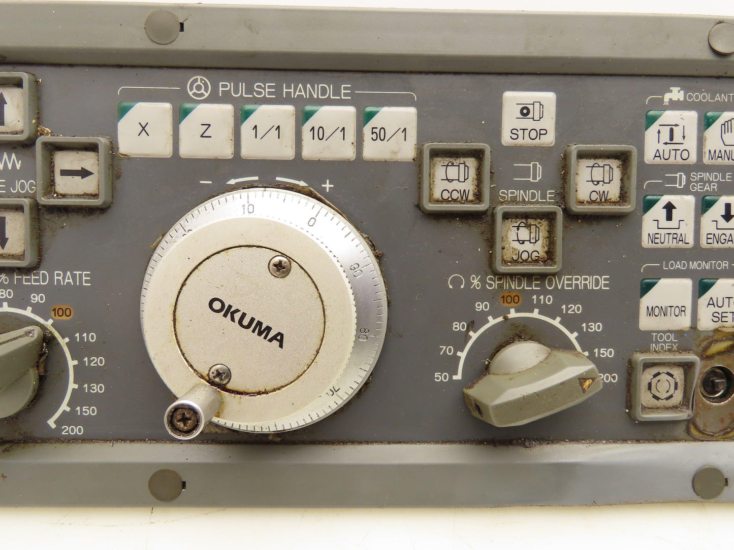 Okuma 7000L-S CE OSP Machine Operator Control Panel w/Pulse Handwheel CNC Lathe