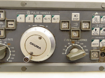 Okuma 7000L-S CE OSP Machine Operator Control Panel w/Pulse Handwheel CNC Lathe
