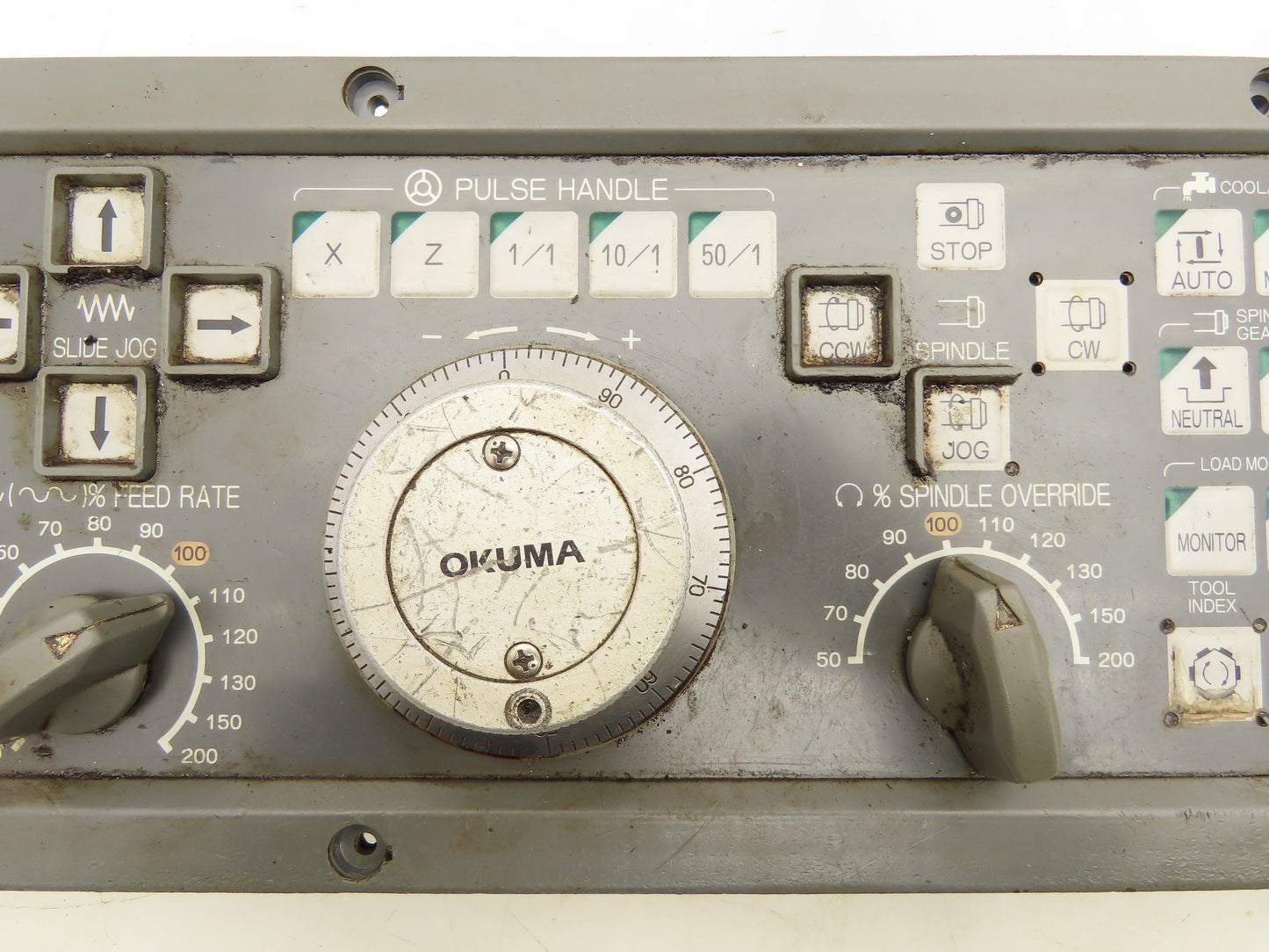 Okuma 7000L-S CE OSP Machine Operator Control Panel w/Pulse Handwheel CNC Lathe