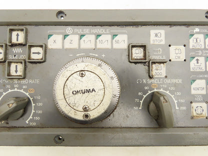 Okuma 7000L-S CE OSP Machine Operator Control Panel w/Pulse Handwheel CNC Lathe