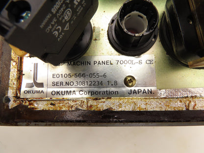 Okuma 7000L-S CE OSP Machine Operator Control Panel w/Pulse Handwheel CNC Lathe