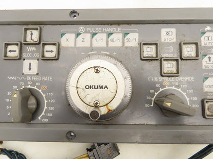 Okuma 7000L-S CE OSP Machine Operator Control Panel w/Pulse Handwheel CNC Lathe