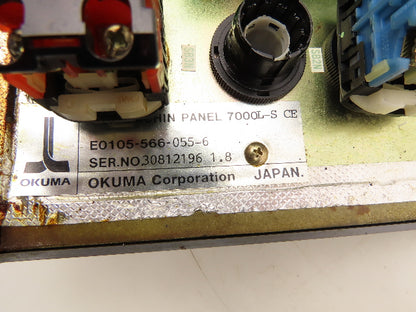Okuma 7000L-S CE OSP Machine Operator Control Panel w/Pulse Handwheel CNC Lathe