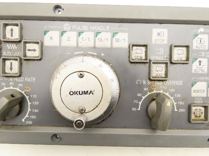 Okuma 7000L-S CE OSP Machine Operator Control Panel w/Pulse Handwheel CNC Lathe