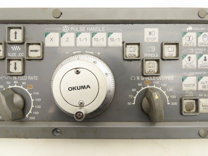 Okuma 7000L-S CE OSP Machine Operator Control Panel w/Pulse Handwheel CNC Lathe