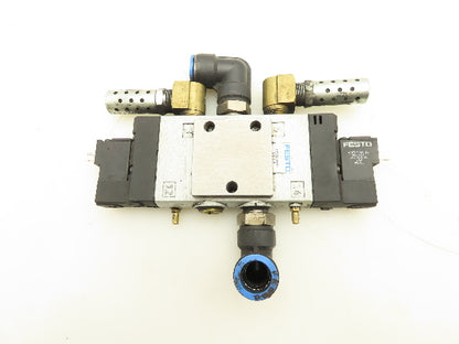 Festo CPE24-M1H-5JS-3/8 Pneumatic Solenoid Valve 5/2-Pos 24VDC