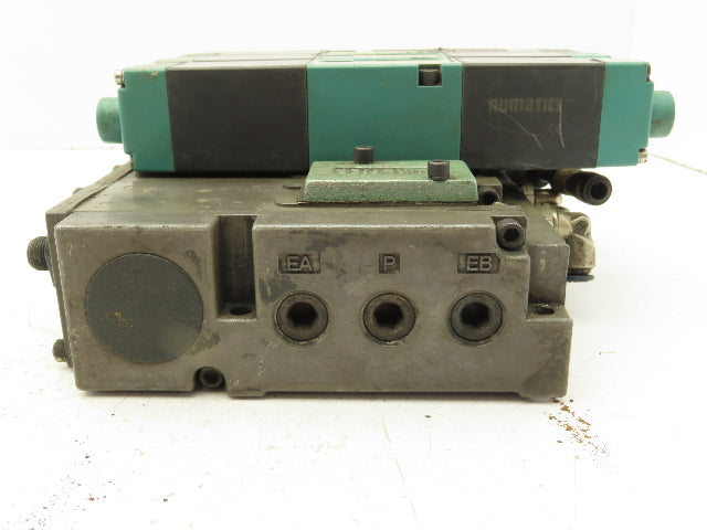 Numatics 081SS500M000061 Pneumatic Flexiblok Manifold 3/2 Position Spool Valve