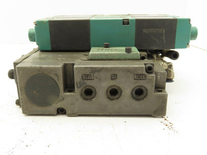 Numatics 081SS500M000061 Pneumatic Flexiblok Manifold 3/2 Position Spool Valve