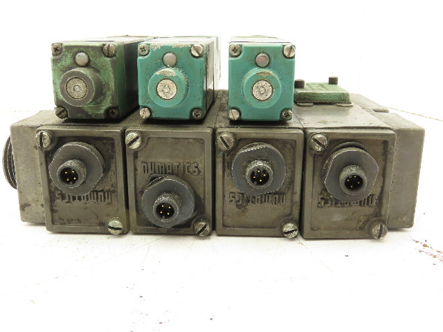 Numatics 081SS500M000061 Pneumatic Flexiblok Manifold 3/2 Position Spool Valve