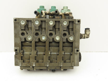 Numatics 081SS500M000061 Pneumatic Flexiblok Manifold 3/2 Position Spool Valve
