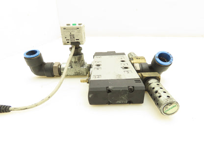 Festo  CPE24-M1H-5LS-3/8 Pneumatic Solenoid Valve 24VDC 3/2 Way