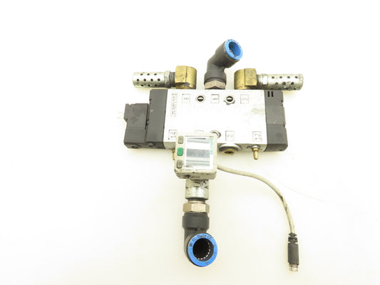 Festo  CPE24-M1H-5LS-3/8 Pneumatic Solenoid Valve 24VDC 3/2 Way