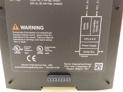 Banner XS16si Safety Input Module 16 Pin