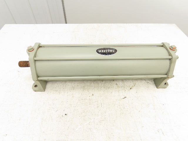 Sheffer 5C20F18 Pneumatic Air Cylinder 5" Bore 18" Stroke Foot Mount 200 PSI