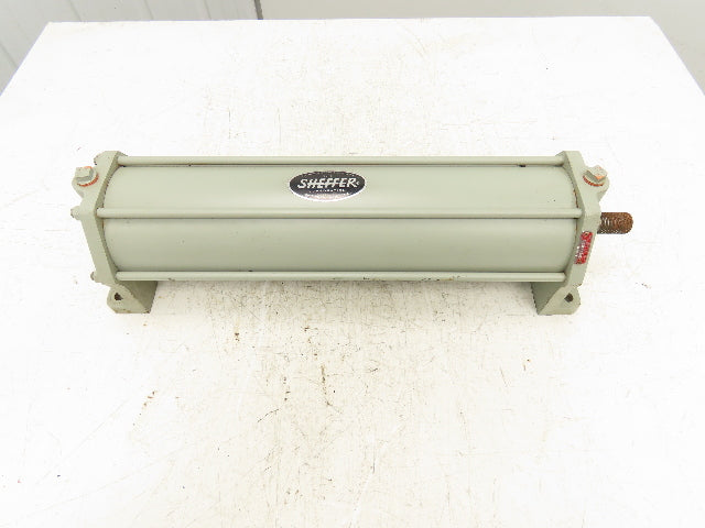 Sheffer 5C20F18 Pneumatic Air Cylinder 5" Bore 18" Stroke Foot Mount 200 PSI