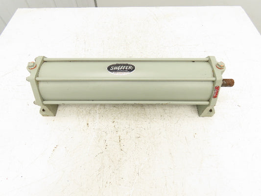 Sheffer 5C20F18 Pneumatic Air Cylinder 5" Bore 18" Stroke Foot Mount 200 PSI