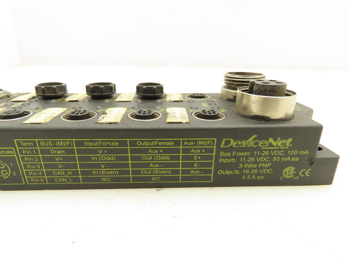 Turck FDNP-S0808G-TT Module for DeviceNet 8 I/O Station 11-26 VDC 0.5A