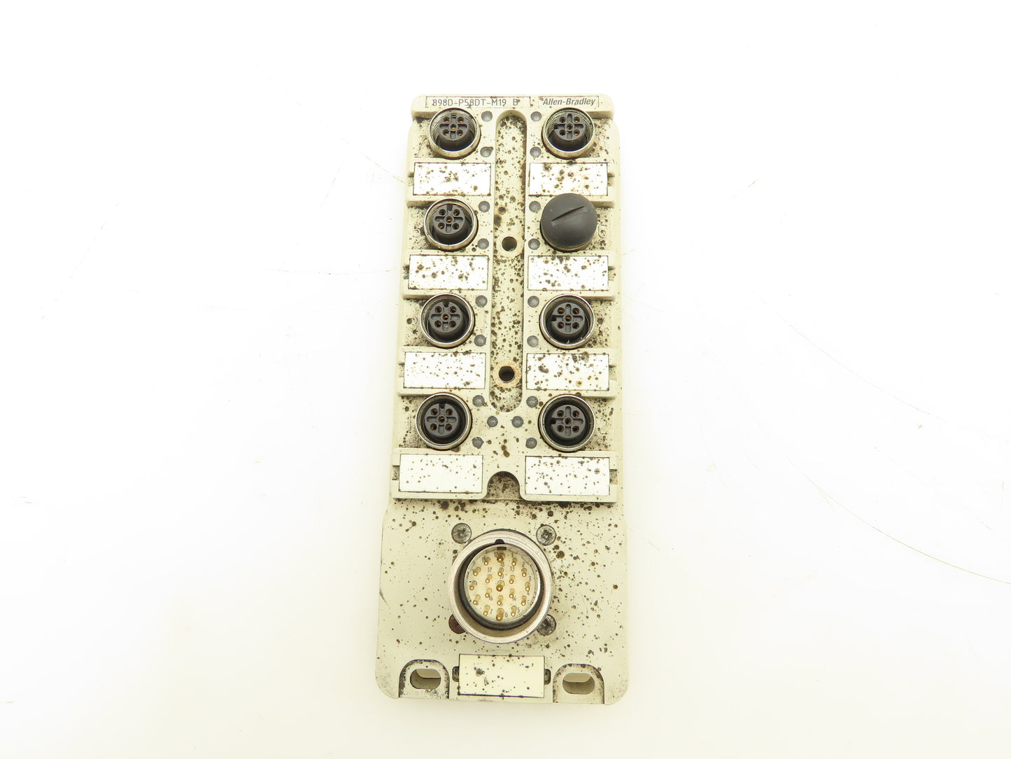 Allen Bradley 898D-P58DT-M19 Connection System DC Micro QD 8 Port M12 Series B