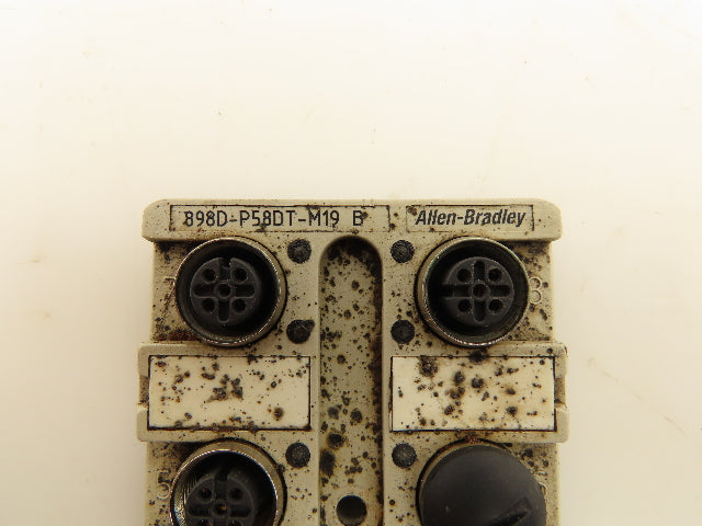 Allen Bradley 898D-P58DT-M19 Connection System DC Micro QD 8 Port M12 Series B