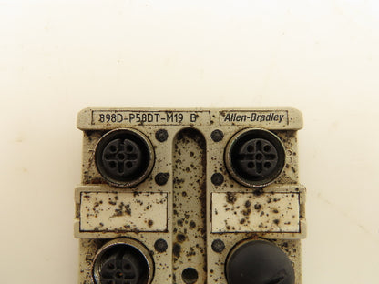 Allen Bradley 898D-P58DT-M19 Connection System DC Micro QD 8 Port M12 Series B