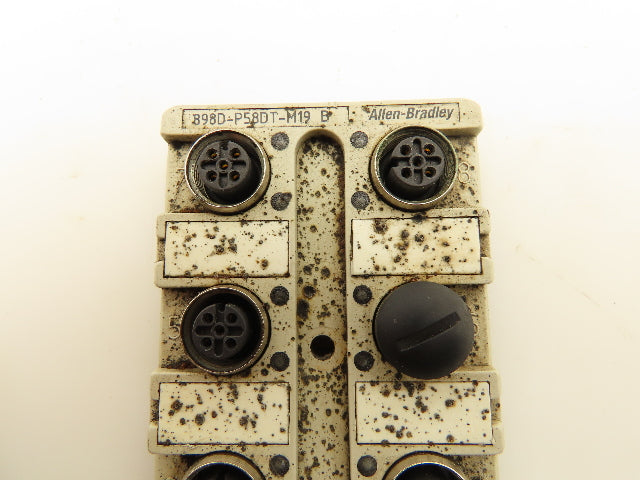 Allen Bradley 898D-P58DT-M19 Connection System DC Micro QD 8 Port M12 Series B