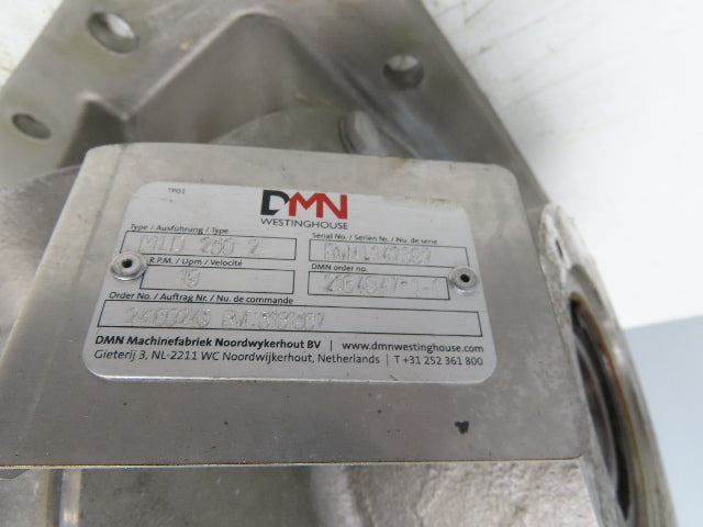 DMN Westinghouse MLD 250 Stainless Rotary Airlock Valve 10" Flanged Square/Round